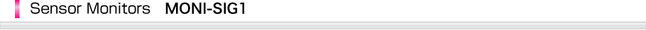 Sensor Monitors MONI-SIG1